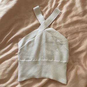 Abercrombie and Fitch halter top white